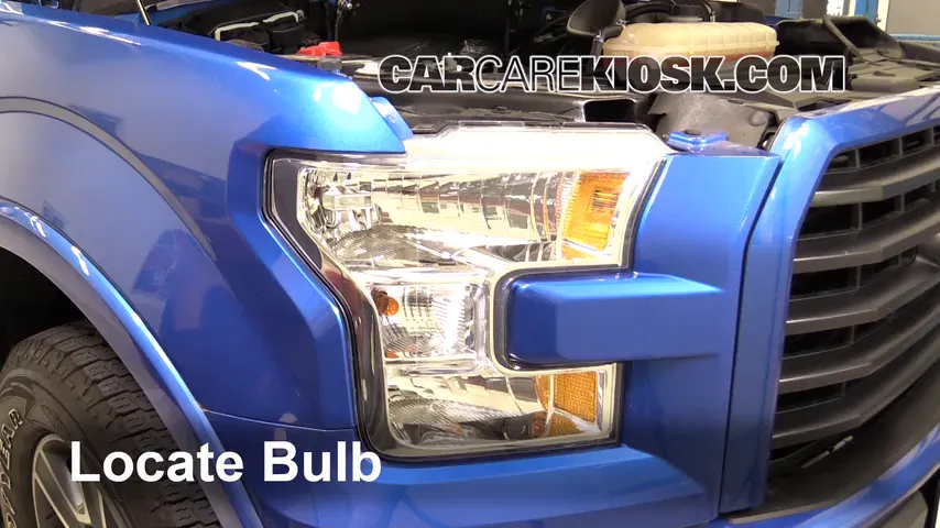 2016 Ford F-150 XLT 5.0L V8 FlexFuel Crew Cab Pickup Éclairage Feu clignotant avant (remplacer l'ampoule)